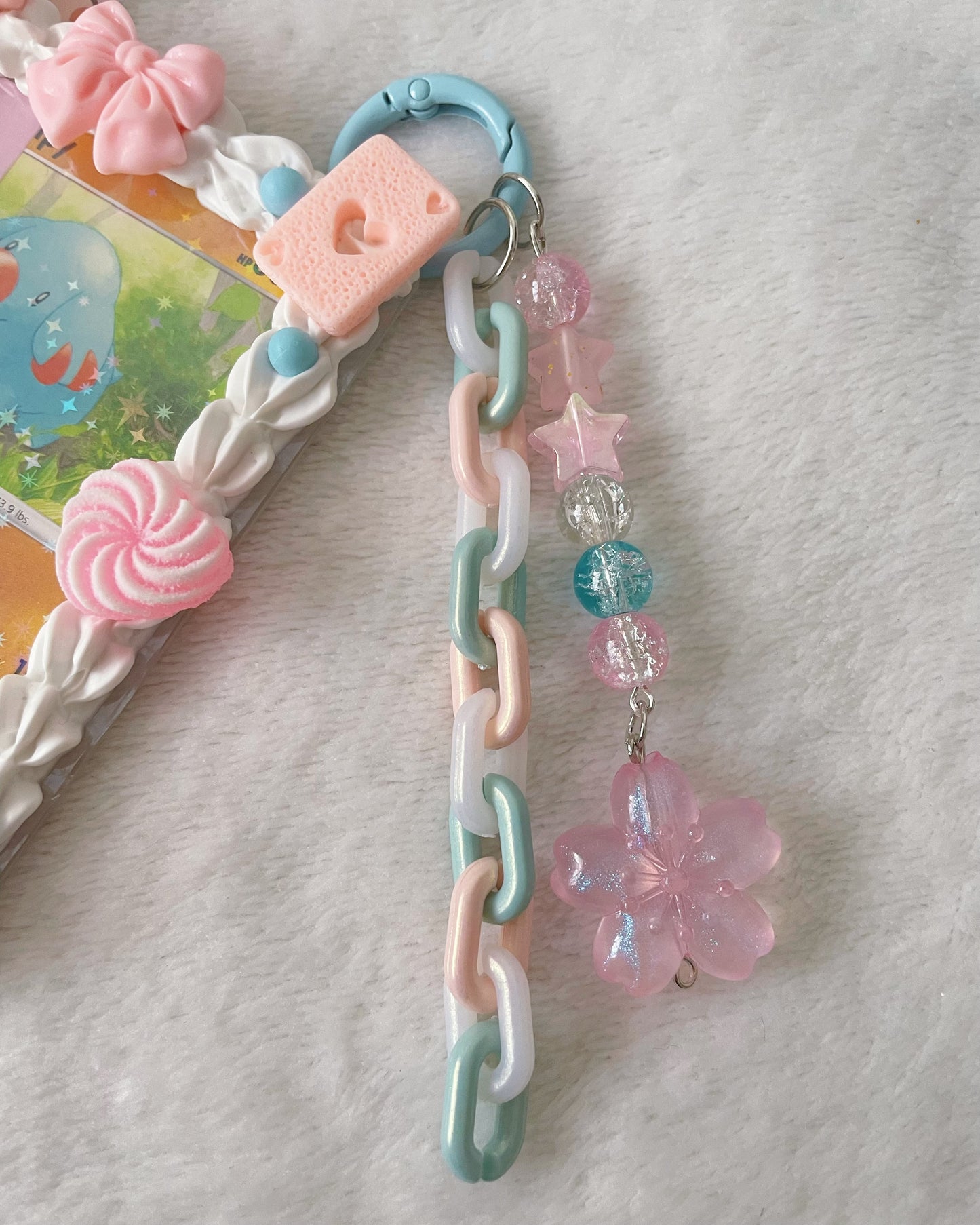 Whipped Sundae Decoden Keychain Toploader