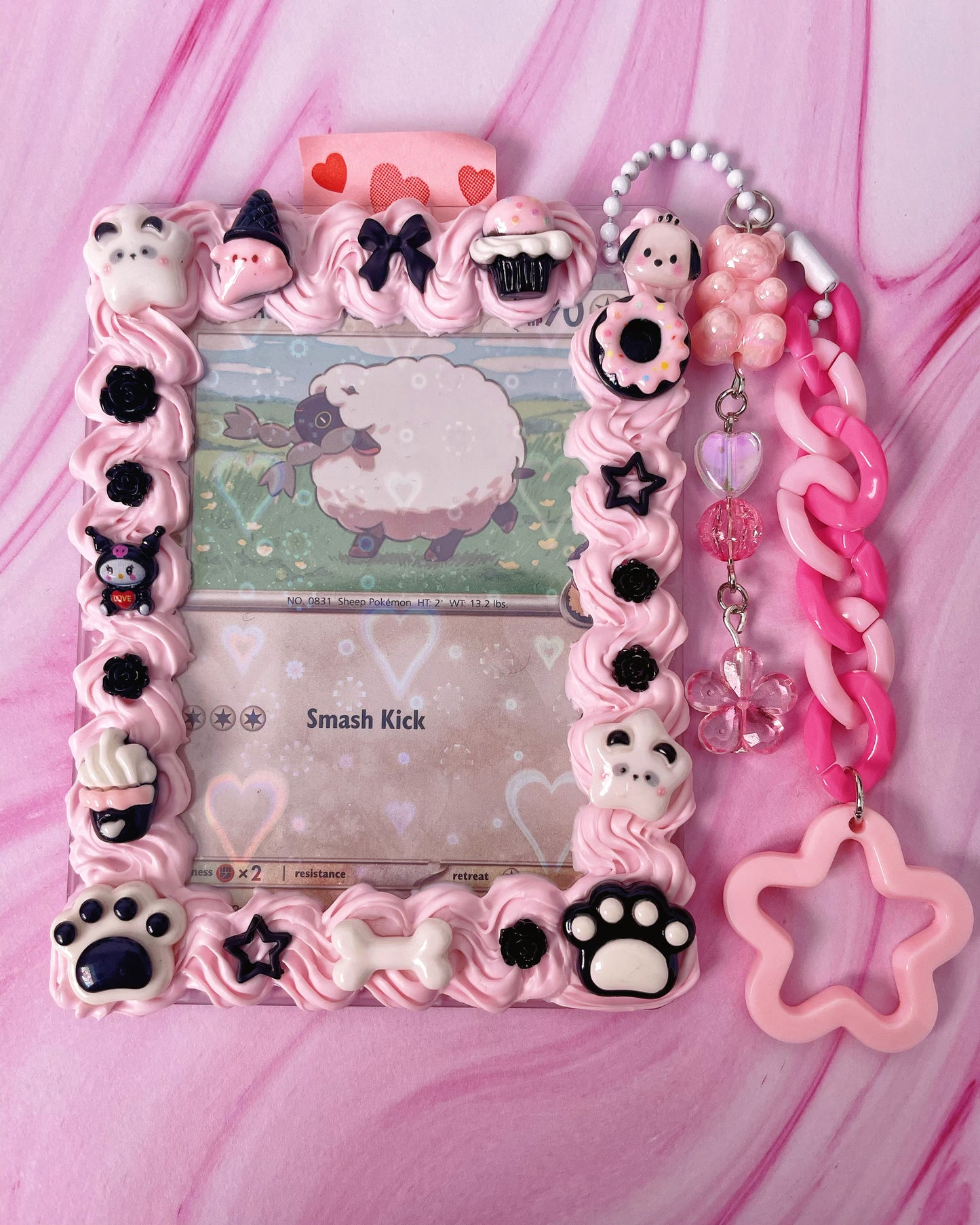 Kawaii Whipped Deco Toploader With Keychain