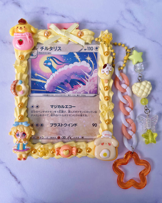 Yellow Candy Whipped Deco Toploader With Keychain