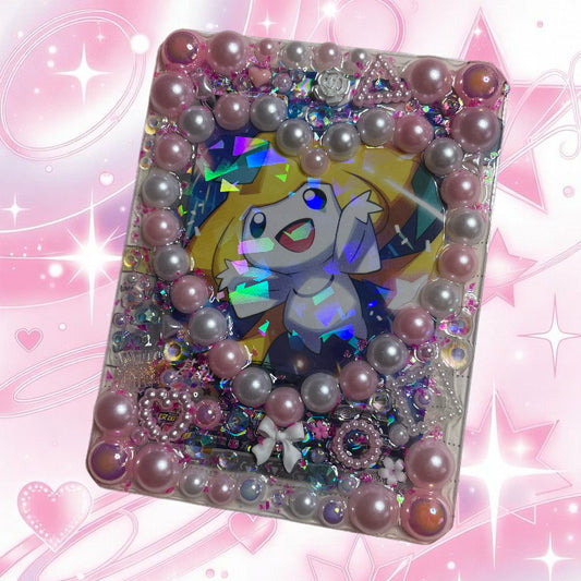Pink Heart Jewelled Decoden Toploader