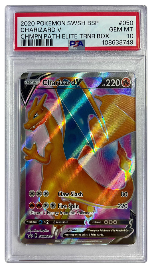 SWSH050 Charizard V PSA 10