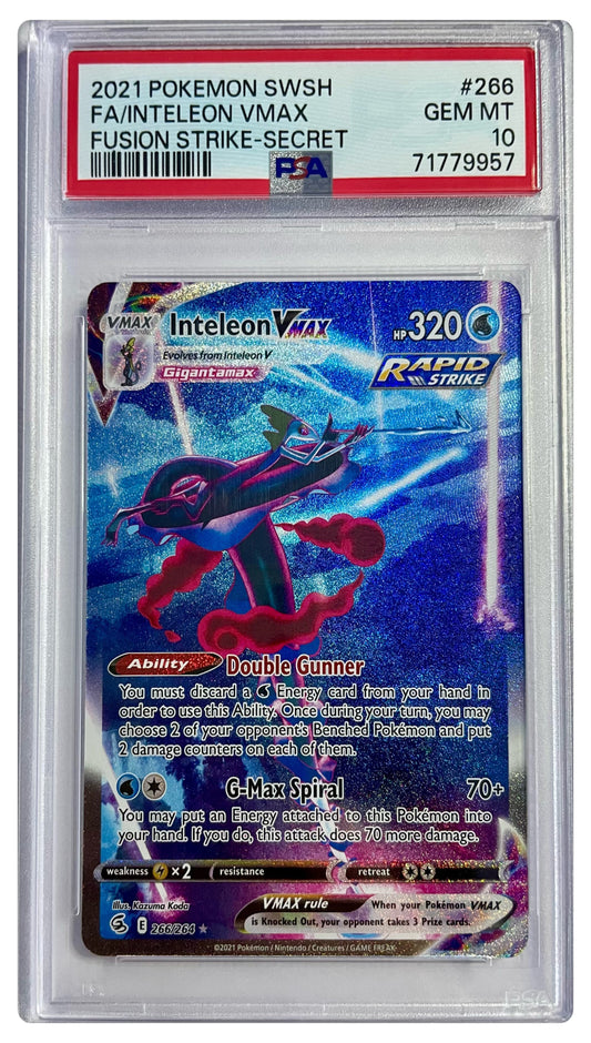 266/264 Inteleon VMAX PSA 10