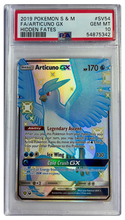 SV54/SV94 Articuno GX PSA 10