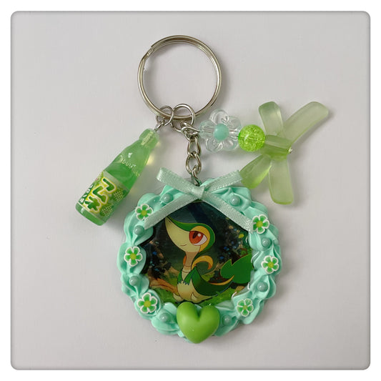 'Snivy' Deco Keychain