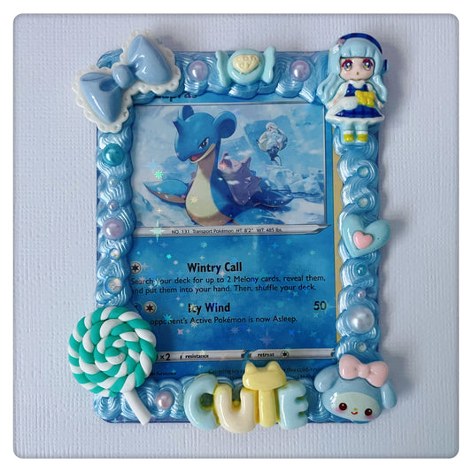 'Cute' Sparkly Blue Toploader