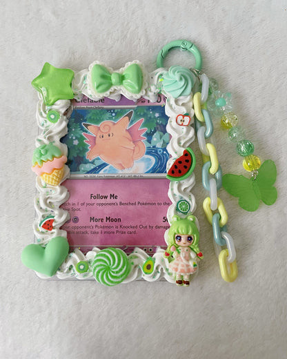 Green Sundae Decoden Keychain Toploader