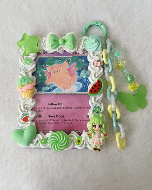 Green Sundae Decoden Keychain Toploader