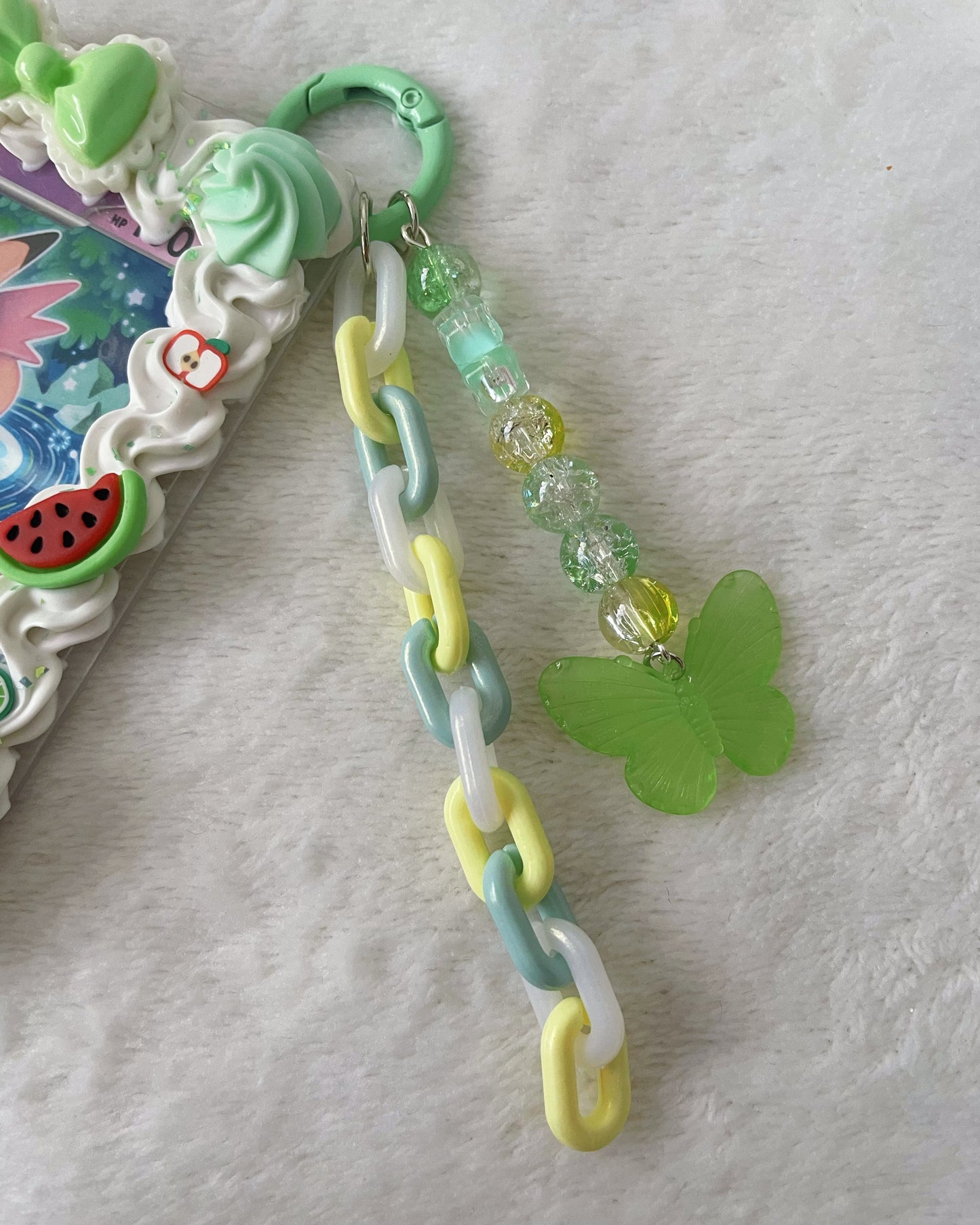 Green Sundae Decoden Keychain Toploader
