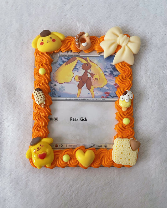 Orange Cafe Pompurin Decoden Toploader