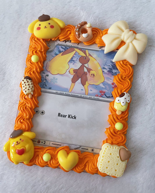 Orange Cafe Pompurin Decoden Toploader
