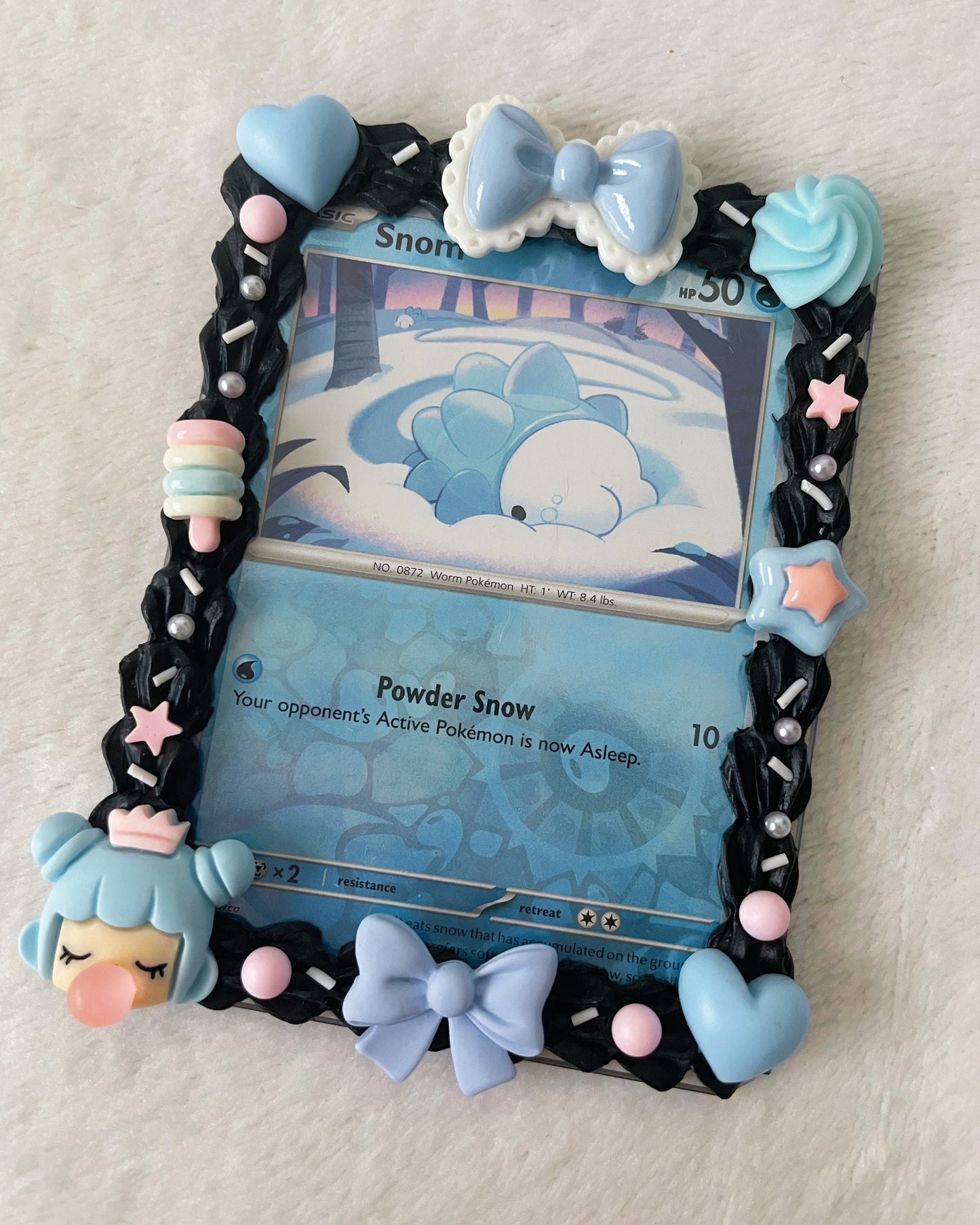 Black and Blue Decoden Toploader