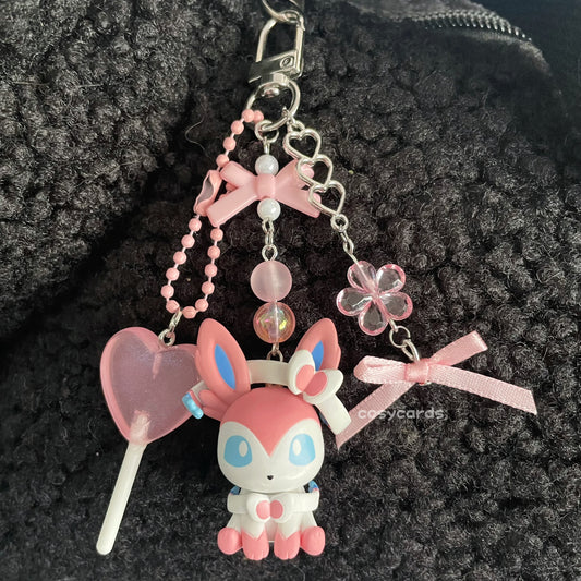 Sylveon Handmade Keychain