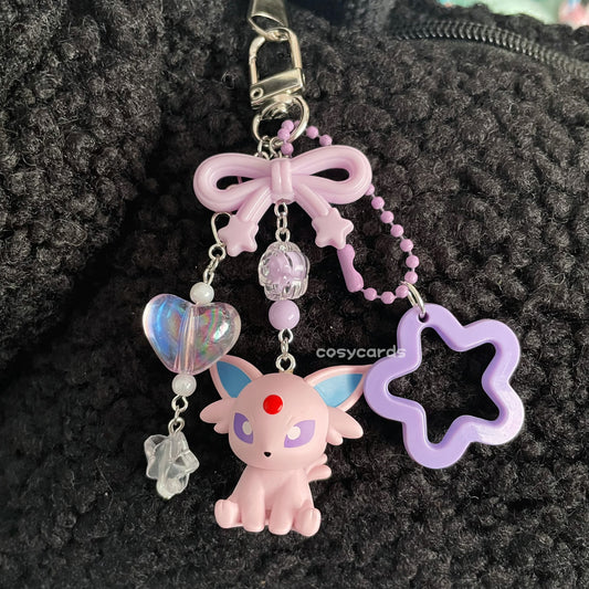 Espeon Handmade Keychain