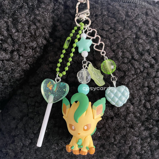 Leafeon Mini Handmade Keychain